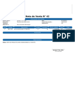 Nota de Venta 42 Usuario 67