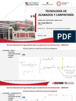 Sesión 01.2-Tecnología de Acabados y Carpintería 2023-II