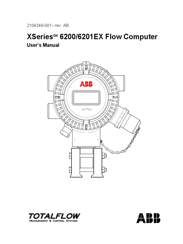 Abb Totalflow XFCG4 6200 Ds Download Free PDF Integer