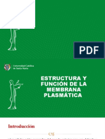 Estructura y Función de La Membrana Plasmática