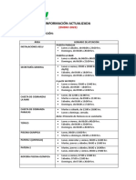 Horarios Atención Información A Enero 2023