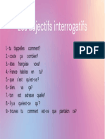 Adjectif Interrogatifs