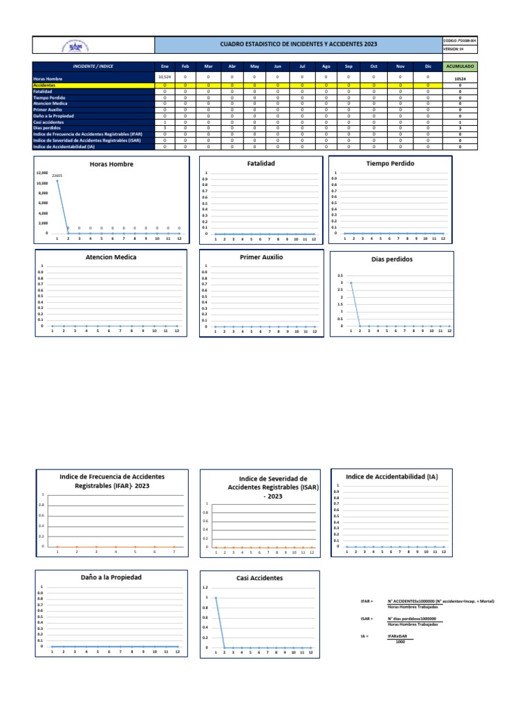 Informe de Accidentes 2023: IFAR y FSSSM | PDF