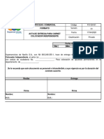 FO-GH-61 ACTA de Entrega de Carnet Colocador Independiente - v.01