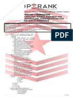 Preboard 1 Examination Cluster 1 - Radiologic Physics, Equipment and Maintenance, Radiobiology, Radiation Protection and Quality Assurance