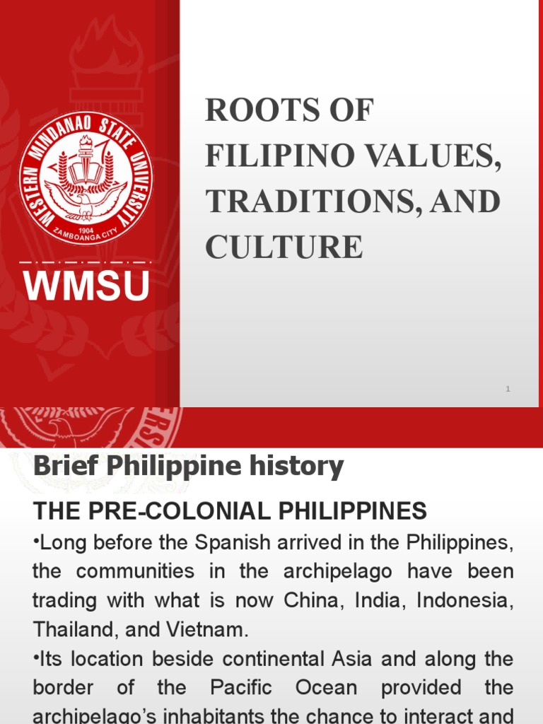 Roots of Filipino Culture and Values | PDF | History