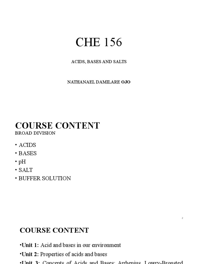 Che 156 acids bases and salt units 1 and 3 pdf