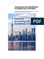 Computer Accounting With Quickbooks Online 1st Edition Kay Test Bank