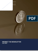 Indirect Tax Newsletter - July 2023