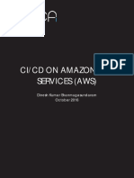 Ci/Cd On Amazon Web Services (Aws) : Dinesh Kumar Shanmugasundaram October 2016