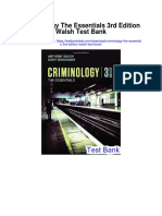 Criminology The Essentials 3rd Edition Walsh Test Bank