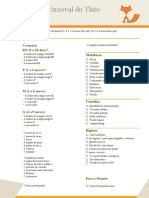 Lista de Enxoval Do Théo