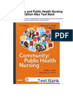 Community and Public Health Nursing 6th Edition Nies Test Bank