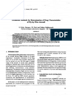 Estimation Methods For Determination of Drag Characteristicsof Fly-By-Wire Aircraft