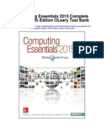 Computing Essentials 2015 Complete Edition 25th Edition Oleary Test Bank