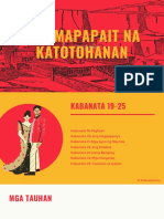 ANG MAPAPAIT NA KATOTOHANAN