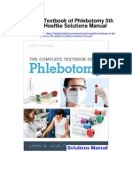 Complete Textbook of Phlebotomy 5th Edition Hoeltke Solutions Manual