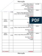 Marcação DEZEMBRO 2022