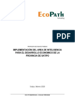 Propuesta de Plan de Trabajo Area de Inteligencia Desarrollo Economico 