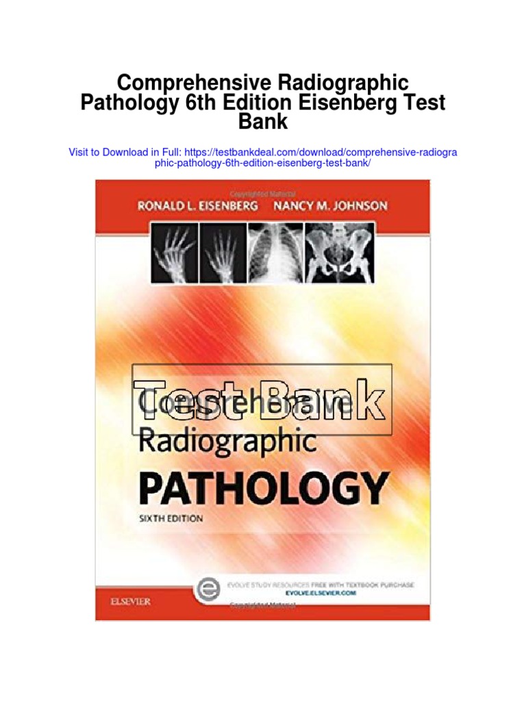 Comprehensive Radiographic Pathology 6th Edition Eisenberg Test Bank PDF Medical Imaging