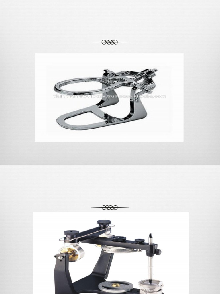 Articulators PDF Dentistry Branches Dental Anatomy