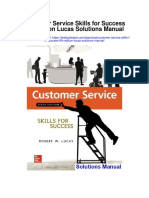 Customer Service Skills for Success 6th Edition Lucas Solutions Manual