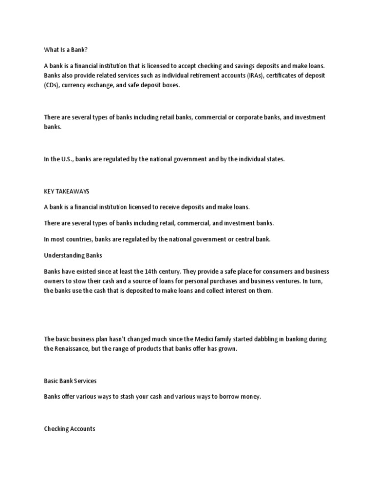 what-is-a-bank-pdf-banks-federal-deposit-insurance-corporation