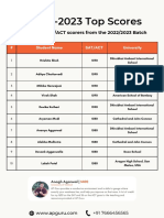 AP Guru's 2022 - 2023 Sat - Act Scores