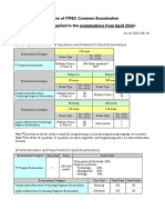 Outline ITPEC Common Examination From April 2024