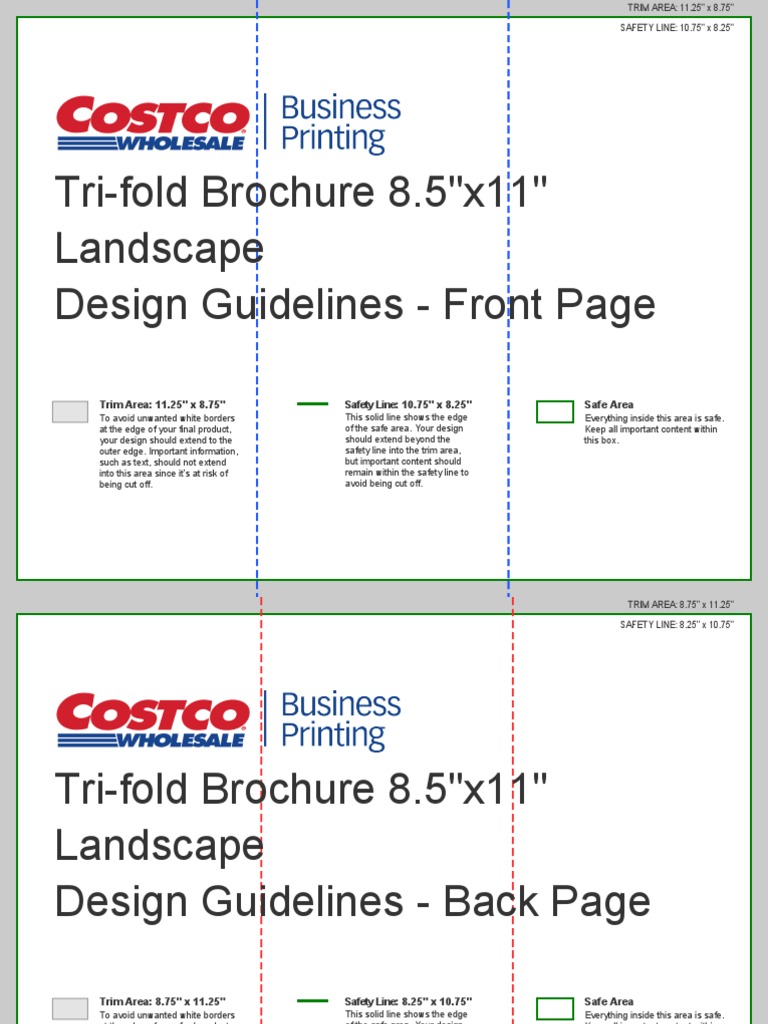8.5x11 Trifold Brochure H | PDF