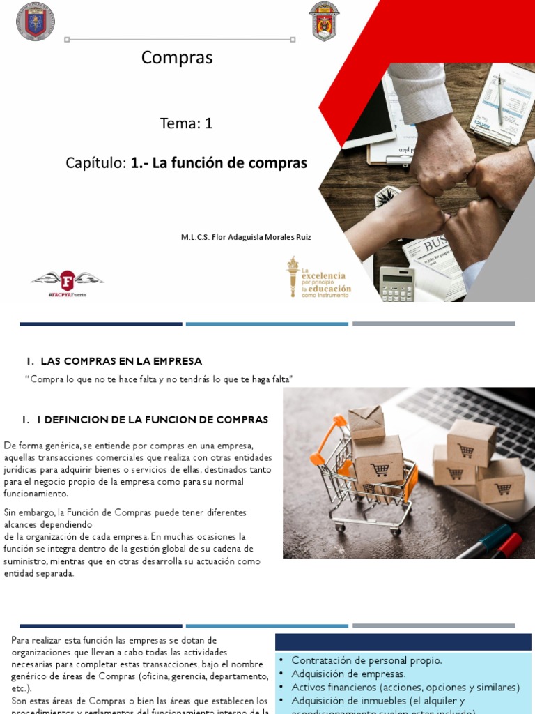 Función de Compras en Empresas | PDF