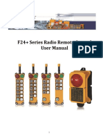 F24+ Series Radio Remote Control User Manual