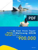 Paket Wisata Reguler Belitung 3D2N