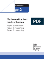 STA228420e 2022 ks2 Mathematics Mark Schemes