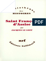 Jacques Le Goff, Saint François D'assise (2013)