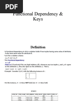 Functional Dependency