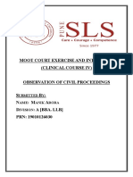 Observation of Civil Proceedings