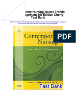 Contemporary Nursing Issues Trends and Management 5th Edition Cherry Test Bank