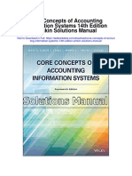 Core Concepts of Accounting Information Systems 14th Edition Simkin Solutions Manual