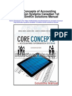 Core Concepts of Accounting Information Systems Canadian 1st Edition Simkin Solutions Manual