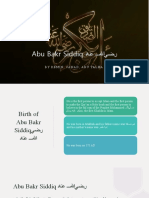 Birth of Abu Bakr Siddiq رضي الله عنه