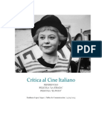 Crítica Al Cine Italiano