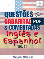 Ingles e Espanhol Questoes