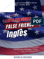 Bonus 100 Palavras False Friends Cognatos Ingles Vol01