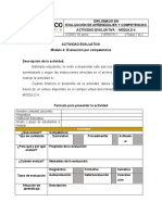 Actividad - Evaluación de Aprendizajes y Competencias