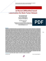 A Modified Resnet (MRestNet) Based Classification For Brain Tumor Dataset