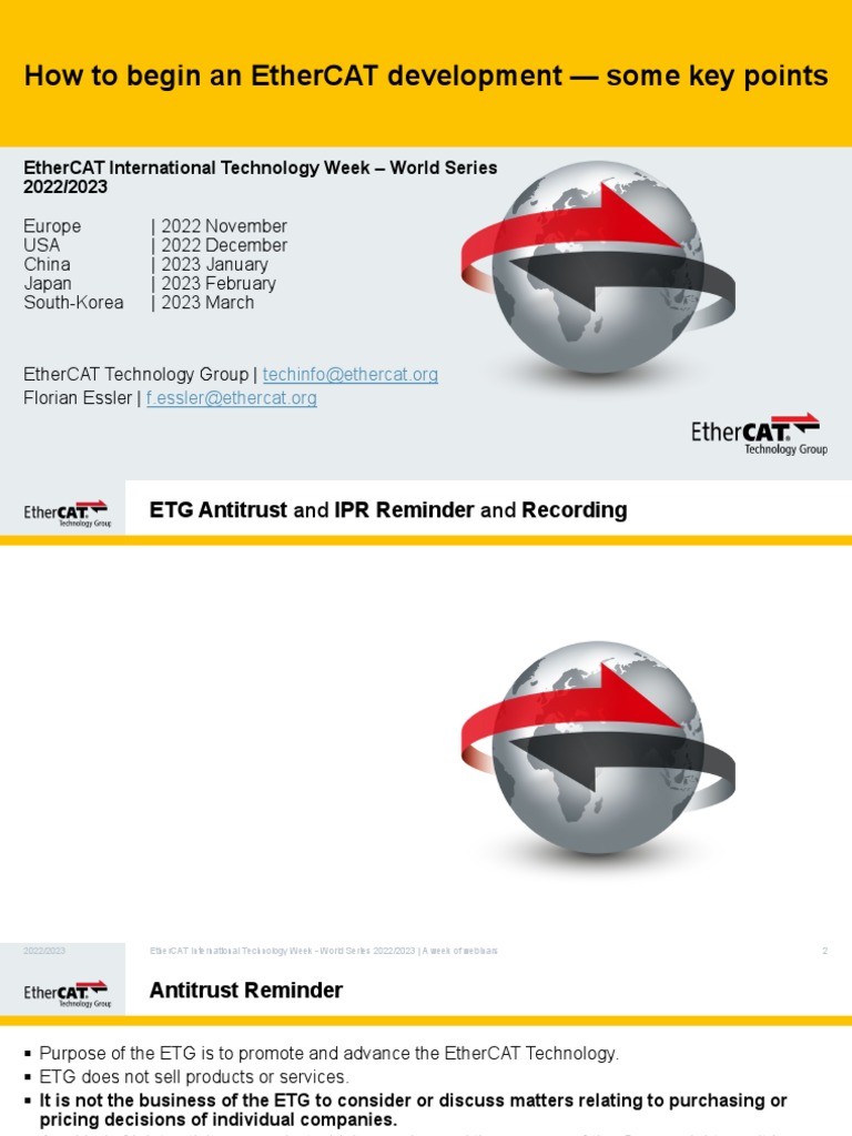 EtherCAT Development Guide Overview | PDF | Art | Technology & Engineering