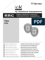 Quick RRC Pt4 Pw4 Transmitter Manual