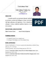 Zulhas Uddin New CV