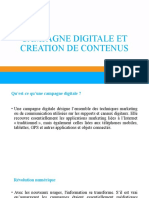 Campagne Digitale Et Creation de Contenus